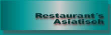 asiatische Restaurants